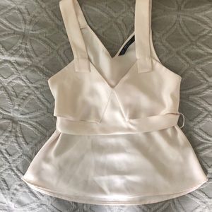 Blush pink  Zara top.